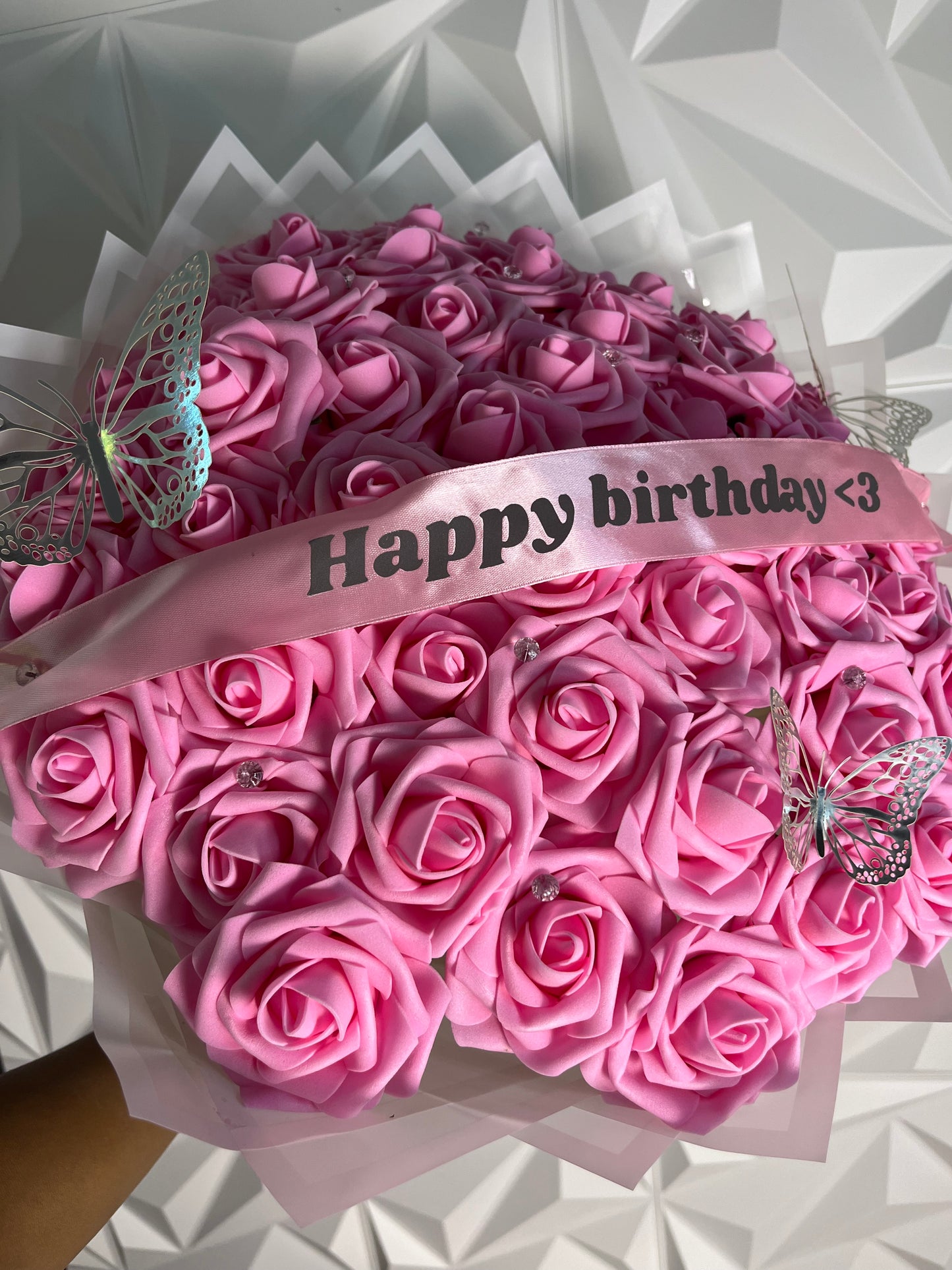 “Happy birthday” bouquet