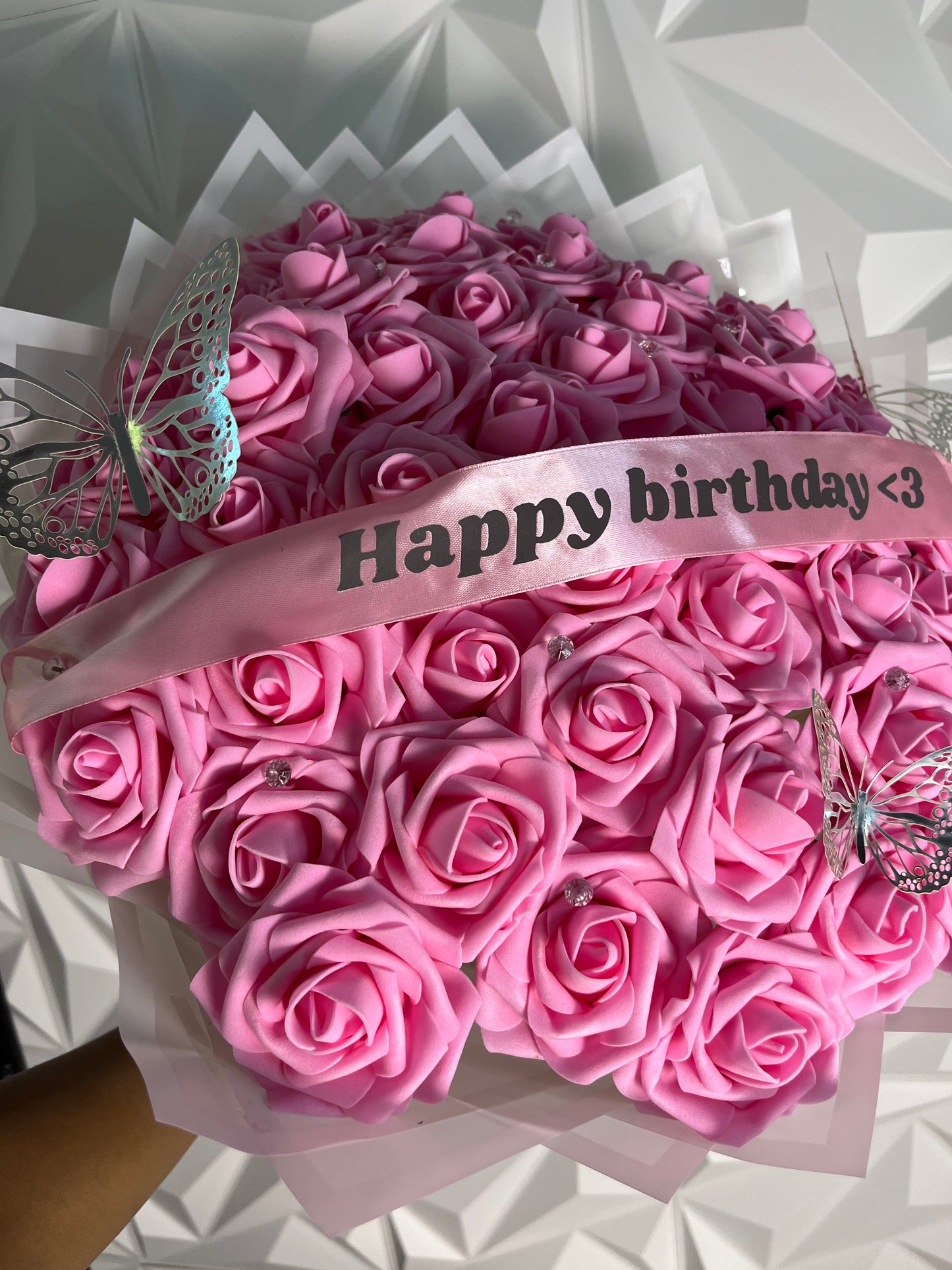 “Happy birthday” bouquet