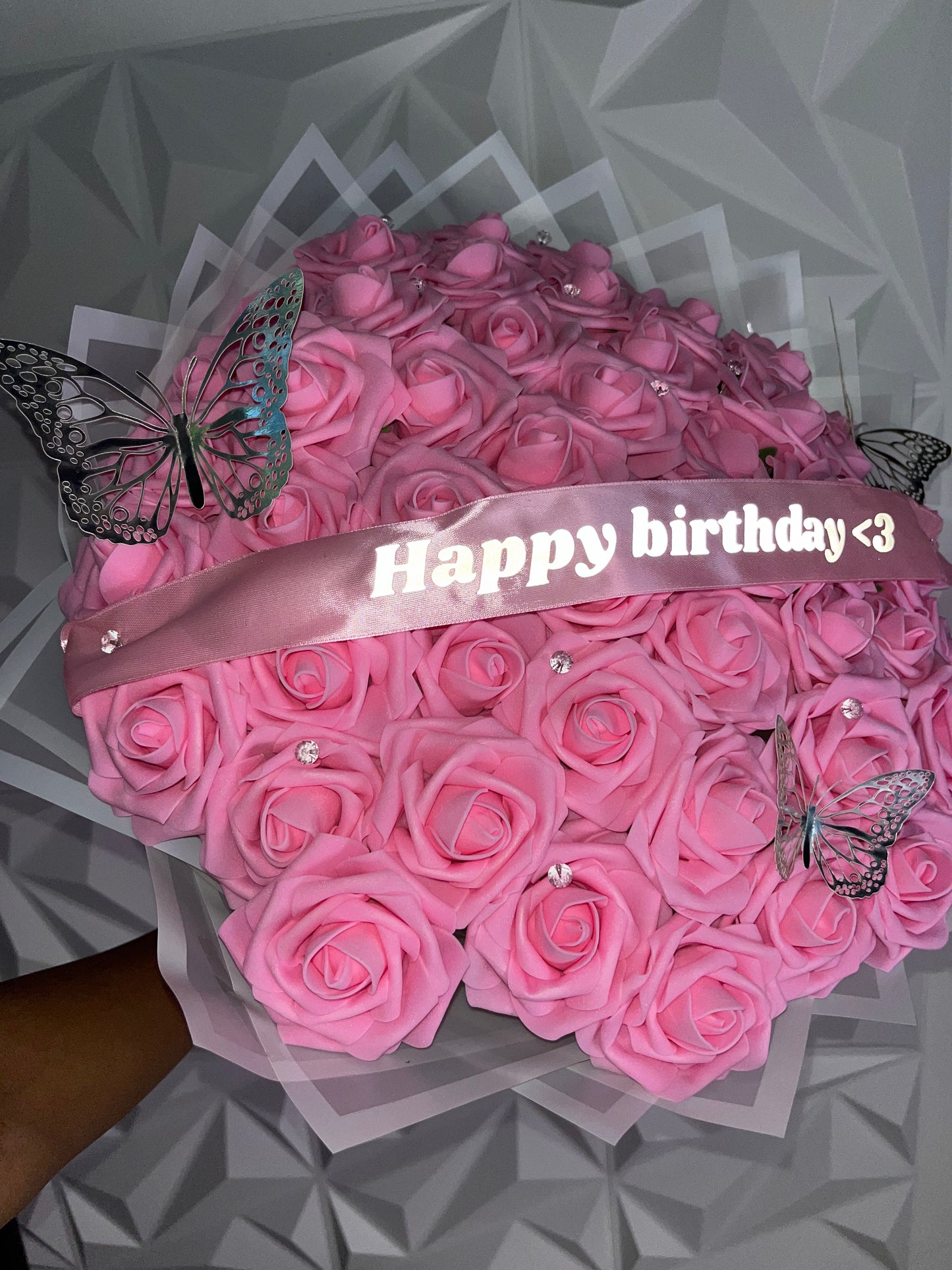 “Happy birthday” bouquet