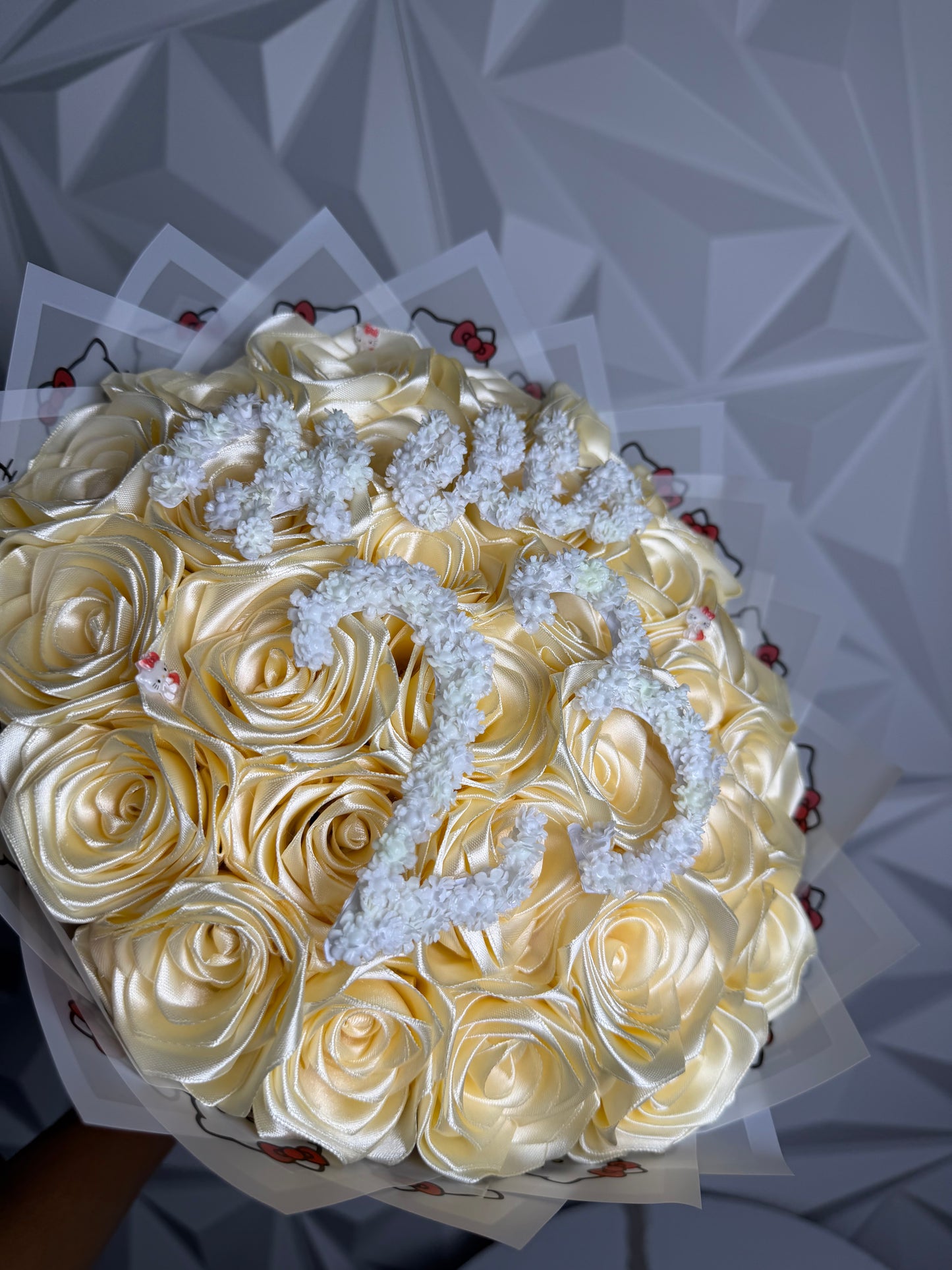 Hello kitty themed bouquet