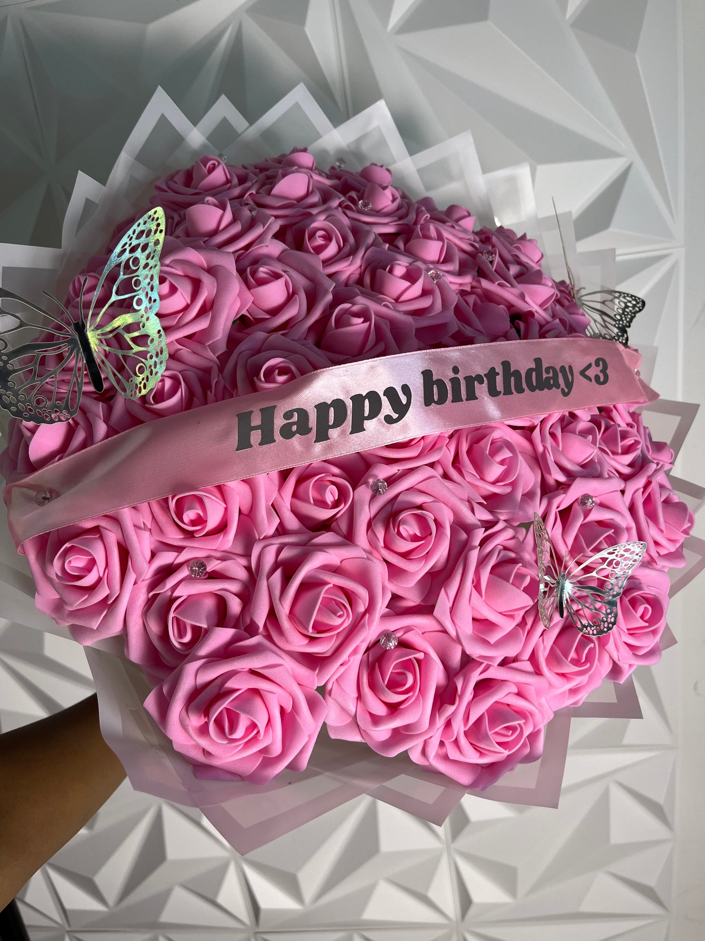 “Happy birthday” bouquet