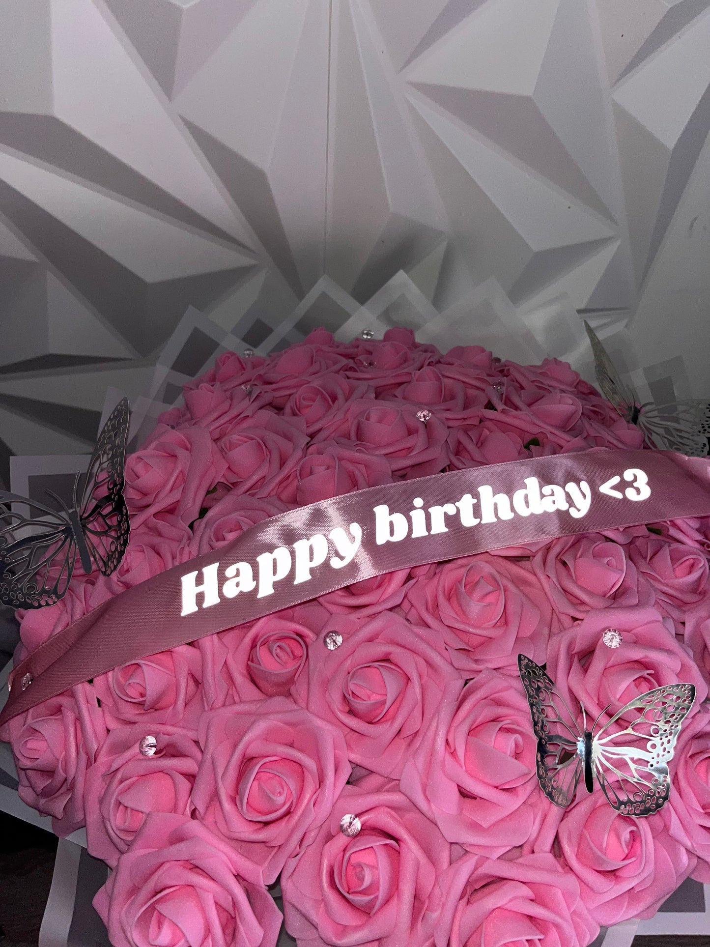 “Happy birthday” bouquet